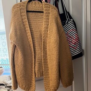 Long oversized cardigan